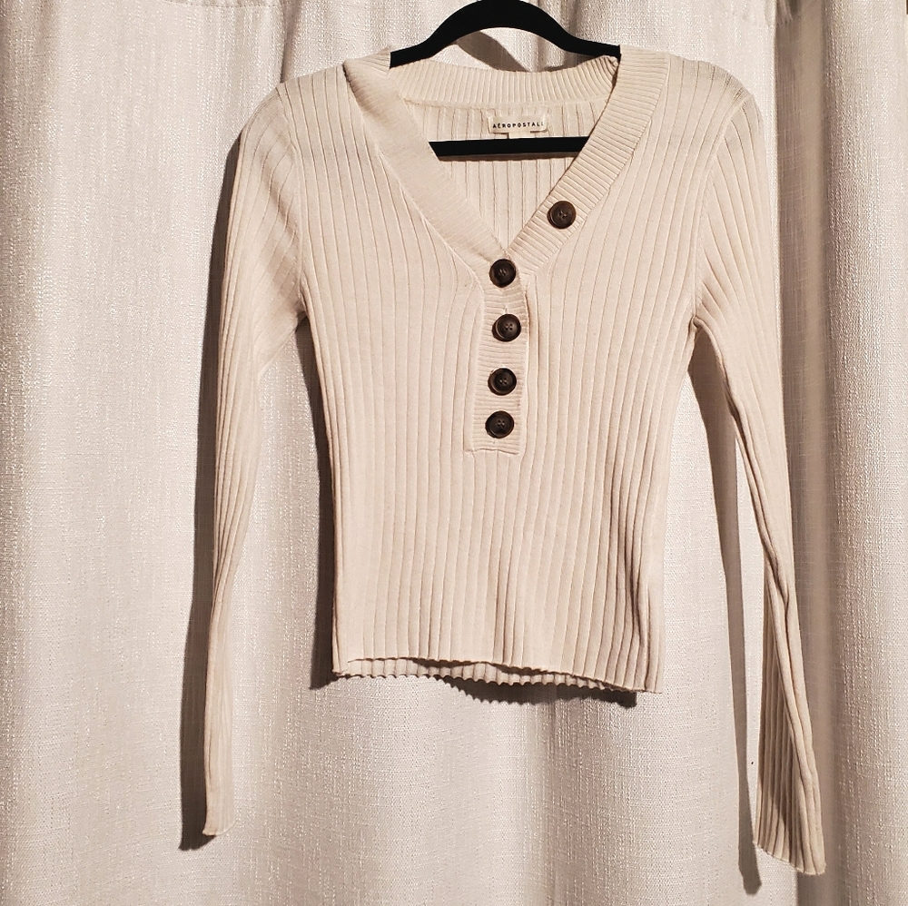 Aéropostale Long Sleeve Crop
